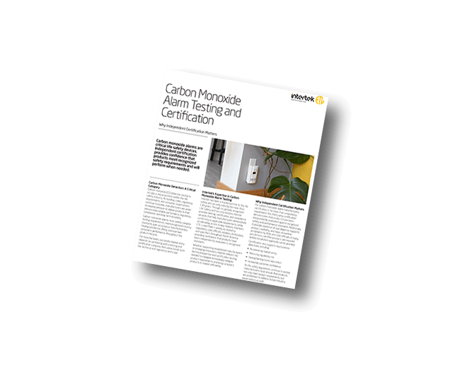 Why Independent Certification of CO Alarms Matters | Fact Sheet