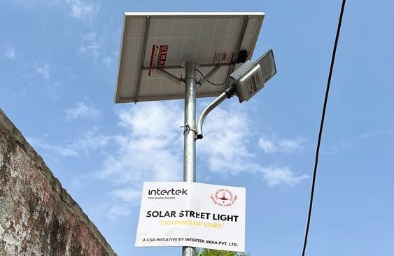 Solar Streetlight CSR Installation in India